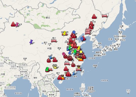 網(wǎng)友繪制血拆地圖 呼吁公眾拒買“血房”(圖)