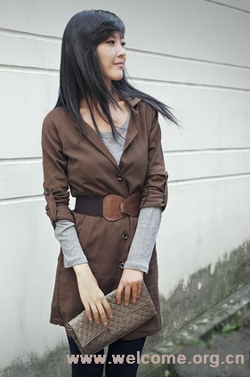 褐色職業女裝