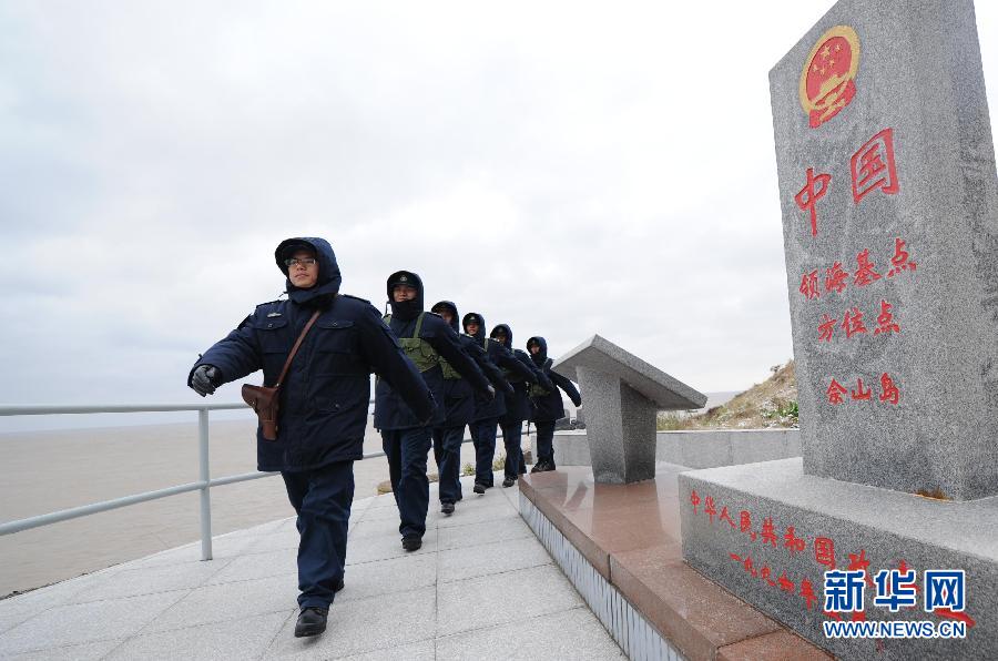 （軍事）（2）“上海第一哨”守島官兵巡邏海防線