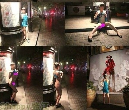 上海鬧市裸拍門照片尺度驚人，全裸無視路人挑逗驚呆網(wǎng)友