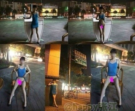 上海鬧市裸拍門照片尺度驚人，全裸無(wú)視路人挑逗驚呆網(wǎng)友