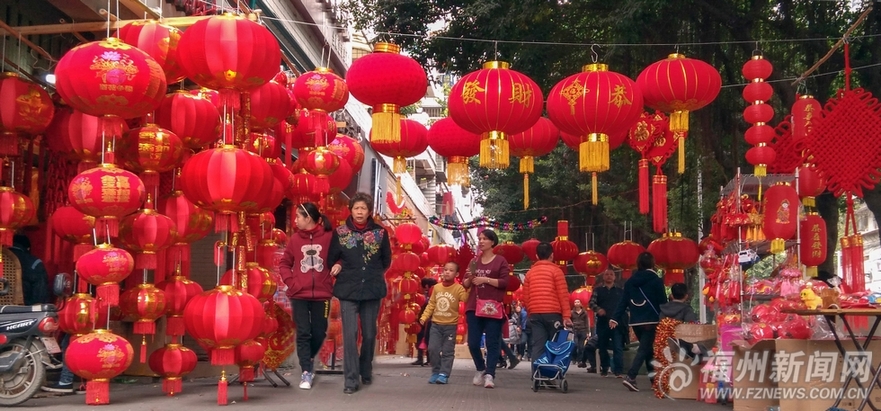 春節年味漸濃　花市燈市“吃市”匯成福州“市”