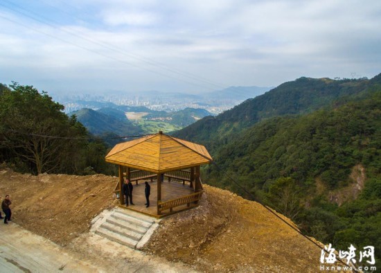鼓嶺景區再添“拉風山路”　設兩觀景臺俯視全城
