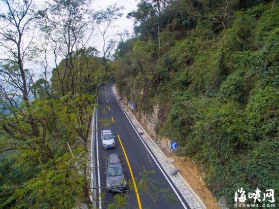 鼓嶺景區再添“拉風山路”　設兩觀景臺俯視全城