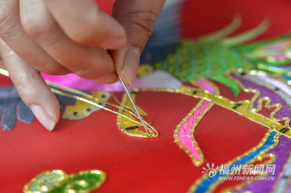福州刺繡家族傳人：跨越海峽傳承 巧手共“繡”閩繡情